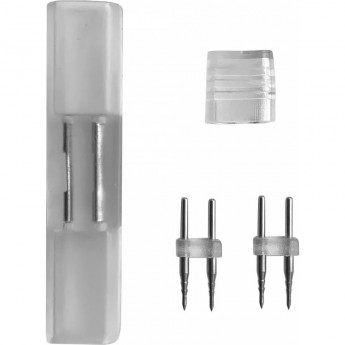 Комплект для упрощенного соединения ECOLA LED STRIP 220V CONNECTOR SCNM14ESB лента-лента 4-х конт для ленты IP68 RGB 14x7