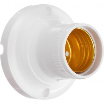 Патрон накладной прямой ECOLA BASE E27 AB7STWEAY Белый Патрон накладной прямой ECOLA BASE E27 AB7STWEAY Белый