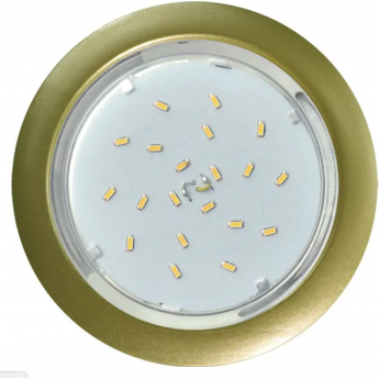 Встраиваемый светильник ECOLA GX53 5355 FG5355ECD золотой Встраиваемый светильник ECOLA GX53 5355 FG5355ECD золотой