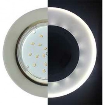 Встраиваемый светильник ECOLA GX53 H4 LD5310 GLASS SL53RNECH хром - матовый 38x126 Встраиваемый светильник ECOLA GX53 H4 LD5310 GLASS SL53RNECH хром - матовый 38x126