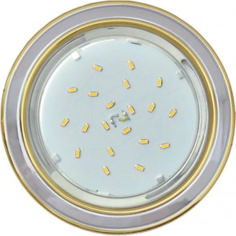 Встраиваемый светильник ECOLA GX53 H4 FE53H4ECB золото, хром